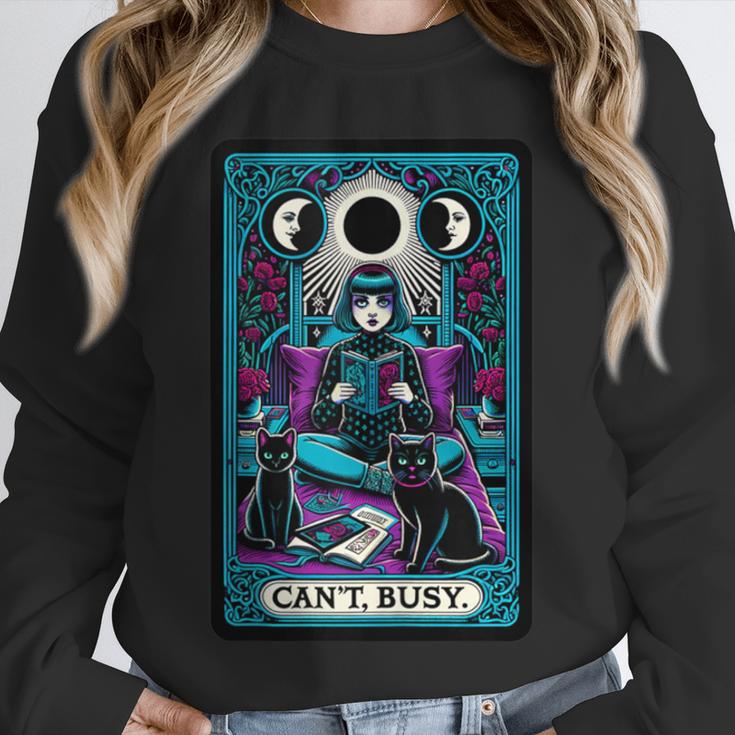 Gothic Girl Tarot Card Introverted Reader And Reading Unisex Sweatshirt Gothic Girl Tarot Card Introverted Reader And Reading Unisex Sweatshirt