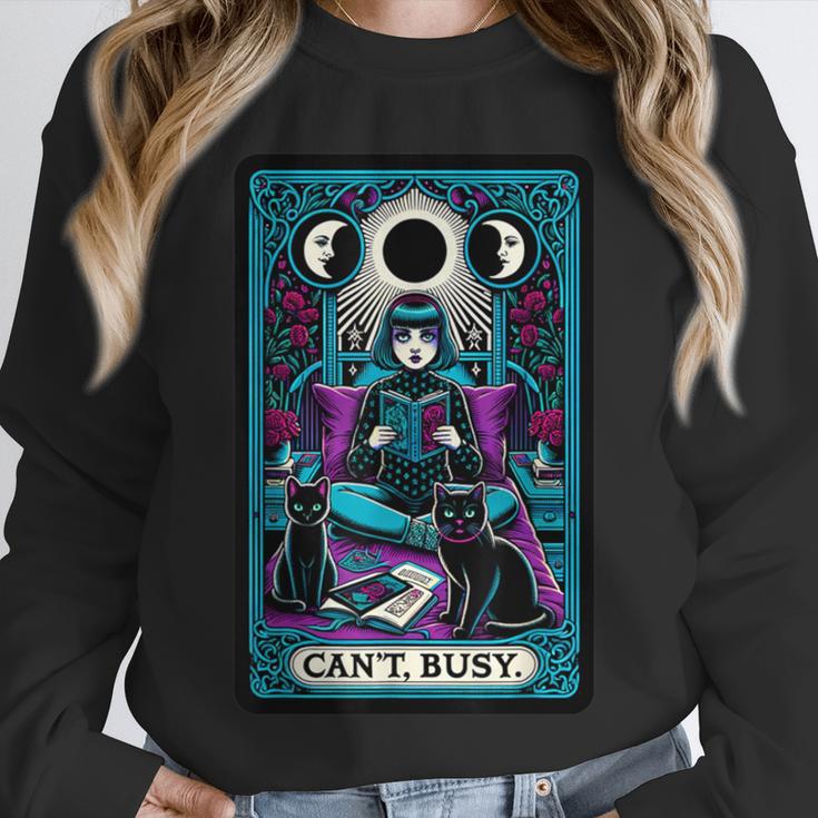 Gothic Girl Tarot Card Introverted Reader And Reading Unisex Sweatshirt Gothic Girl Tarot Card Introverted Reader And Reading Unisex Sweatshirt