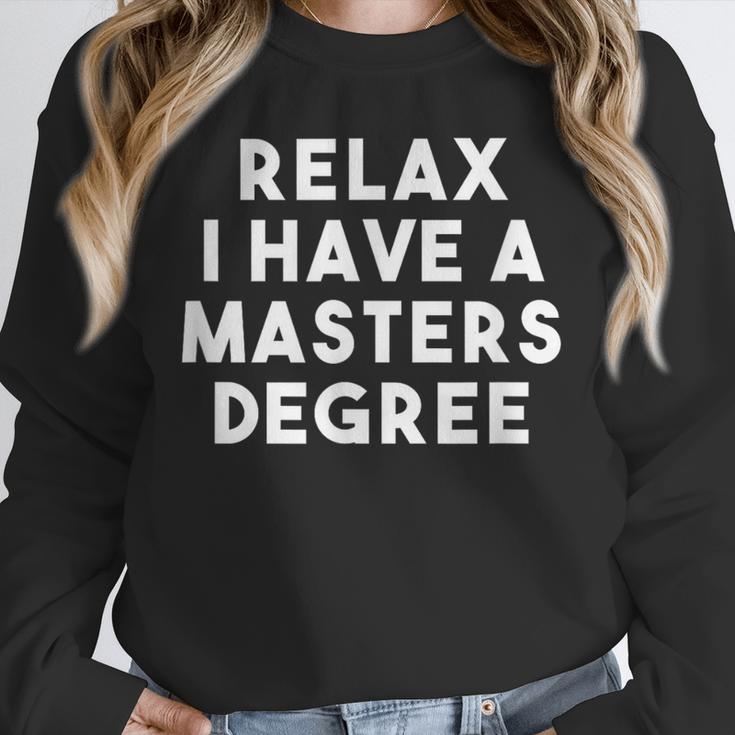 Grad School Graduation For Him Her Masters Degree Unisex Sweatshirt