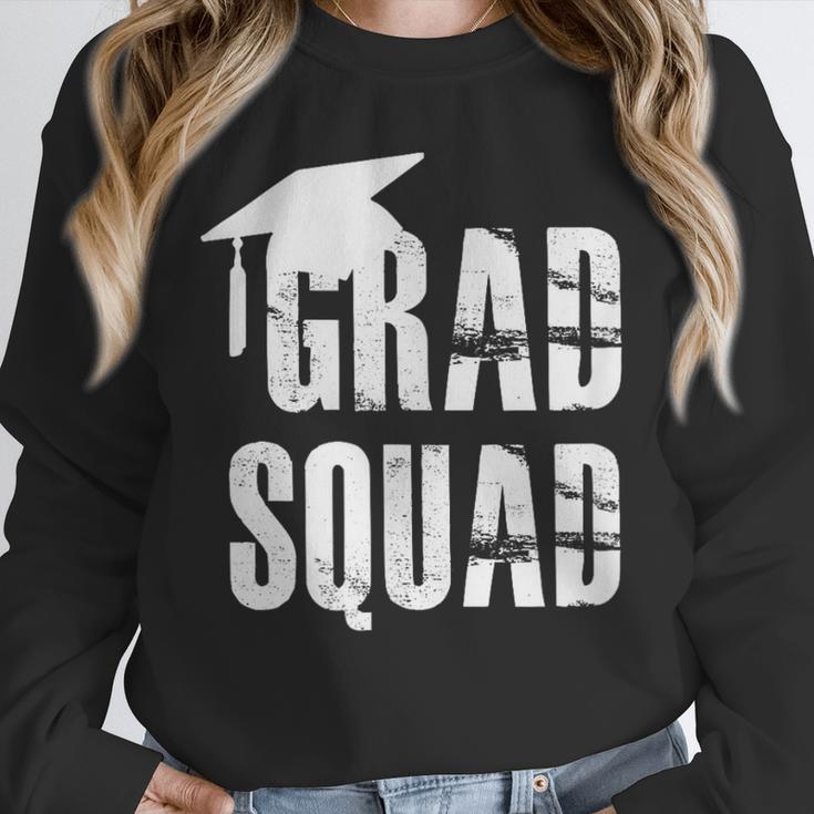 Grad Squad Graduate Graduation T-Shirt Graduation Idea Unisex Sweatshirt