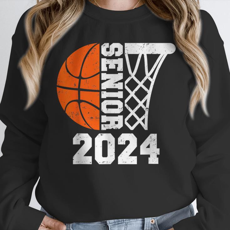 Graduate Senior Class Of 2024 Basketball Player Graduation Unisex Sweatshirt