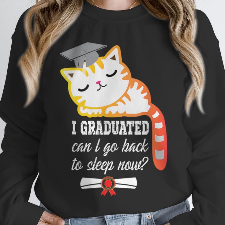I Graduated Can I Go Back To Sleep Now Graduation Unisex Sweatshirt
