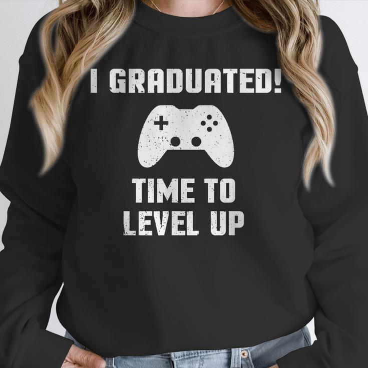 I Graduated Time To Level Up Graduation T-Shirt Unisex Sweatshirt