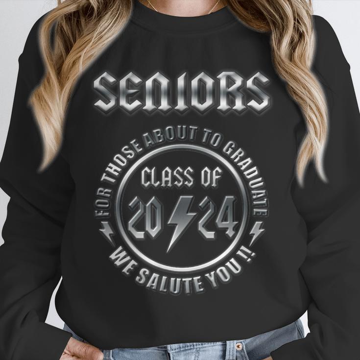Graduation 2024 Rock & Roll Style Senior Unisex Sweatshirt