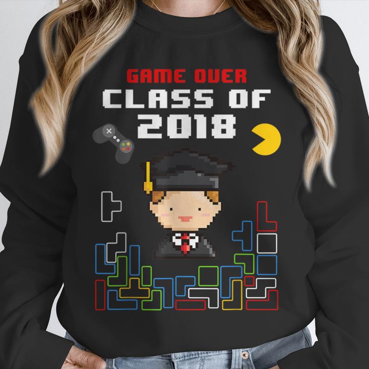 Graduation Class Of 2018 Game Over 8-Bit Gamer Unisex Sweatshirt