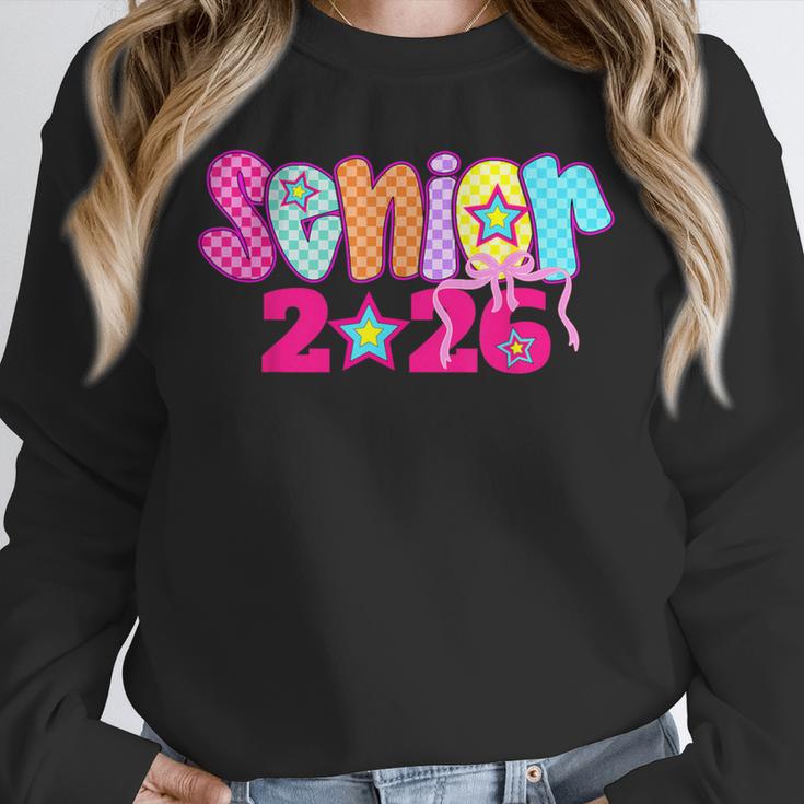 Graduation Class Of 2026 Senior Pink Coquette Bow 2026 Grade Unisex Sweatshirt