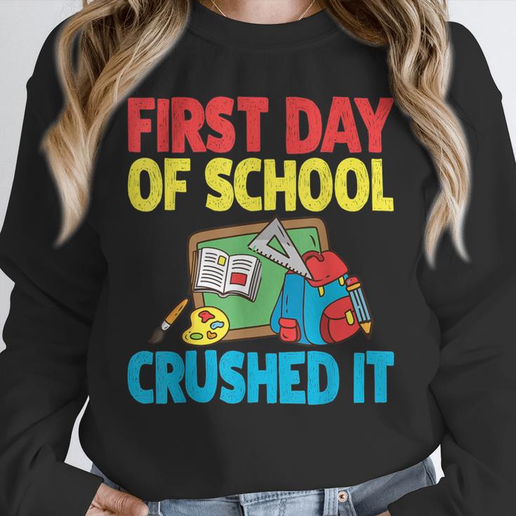 Graduation First Day Of School Crushed It Unisex Sweatshirt