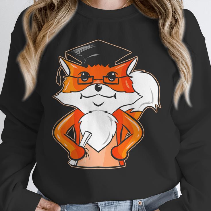 Graduation Fox School Bachelor Master Doctor Study Unisex Sweatshirt