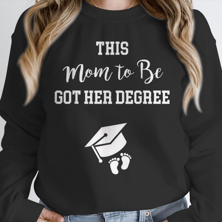 Graduation Pregnancy Announcement Shirt For Expectant Women Unisex Sweatshirt