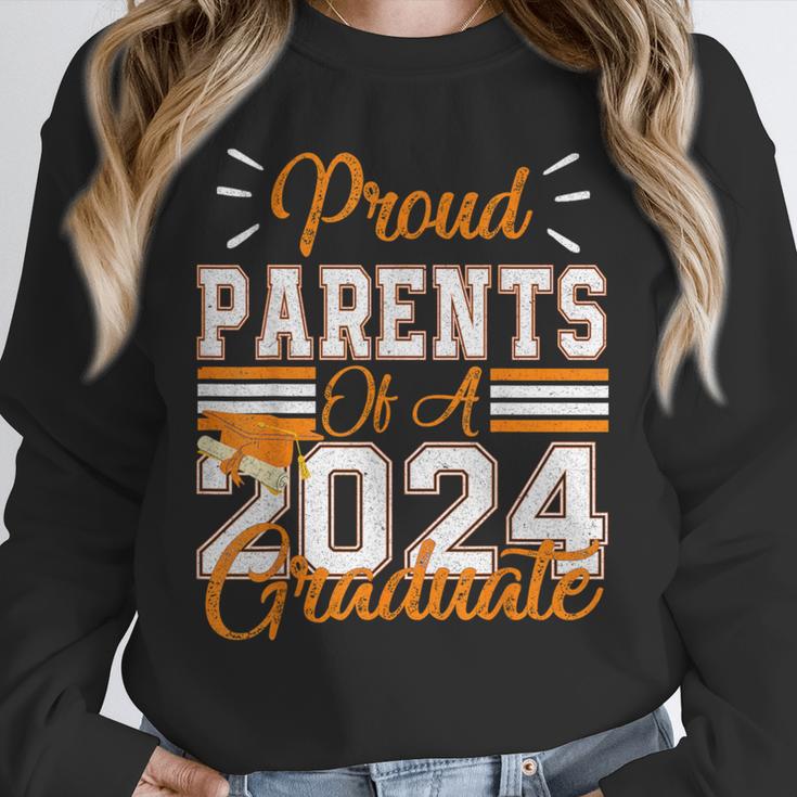 Graduation Proud Parents Of a 2024 Graduate For Mom And Dad Unisex Sweatshirt
