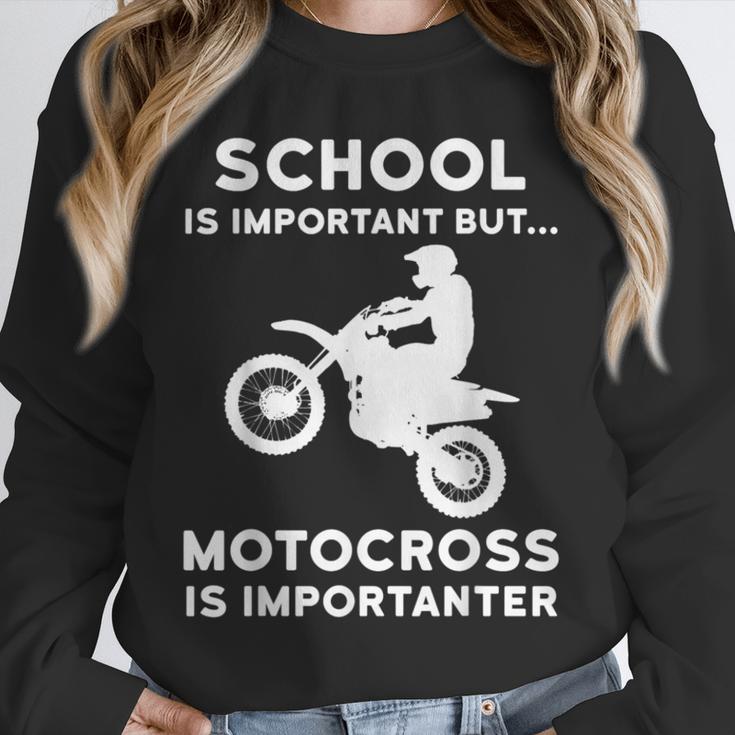 Graduation Shirt For Dirtbike Motocross Riders Unisex Sweatshirt