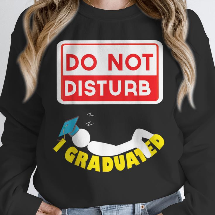 Graduation Shirt High School And College Sleepy Graduates Unisex Sweatshirt