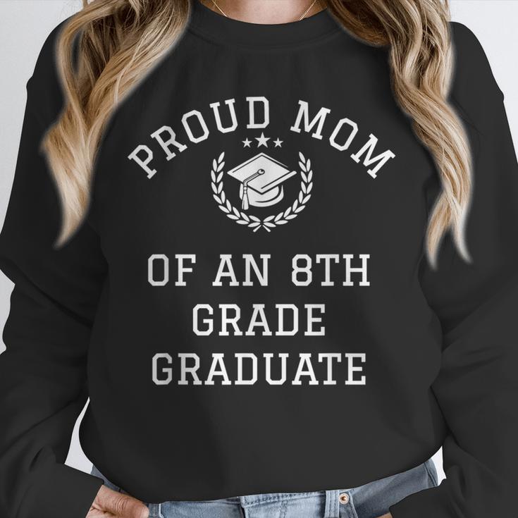 Graduation Shirt Proud Mom Of 8th Grade Graduate Gift Tee Unisex Sweatshirt