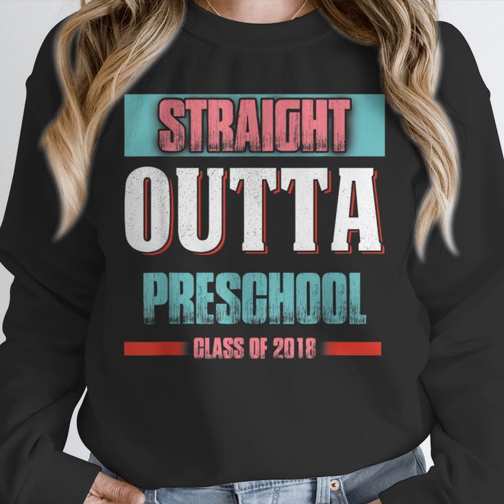 Graduation Shirt Straight Outta Preschool Class Of 2018 Tee Unisex Sweatshirt