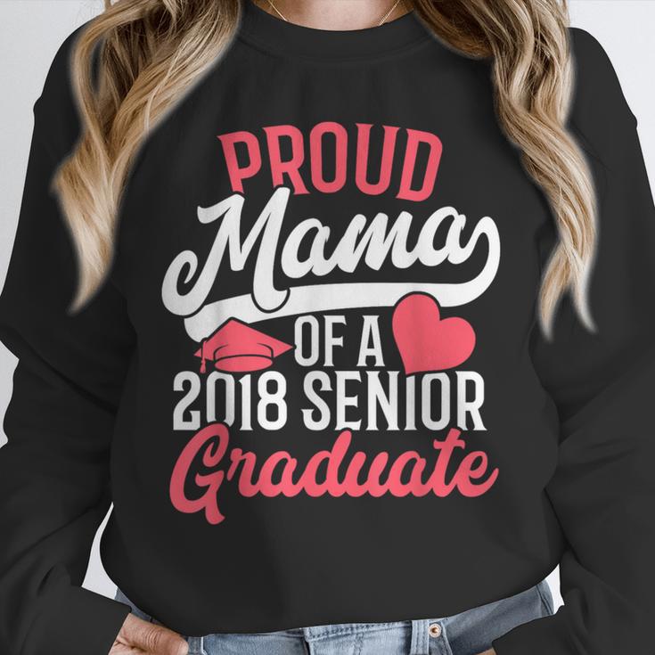 GraduationShirt For Mom Proud Mama Of 2018 Senior Tee Unisex Sweatshirt