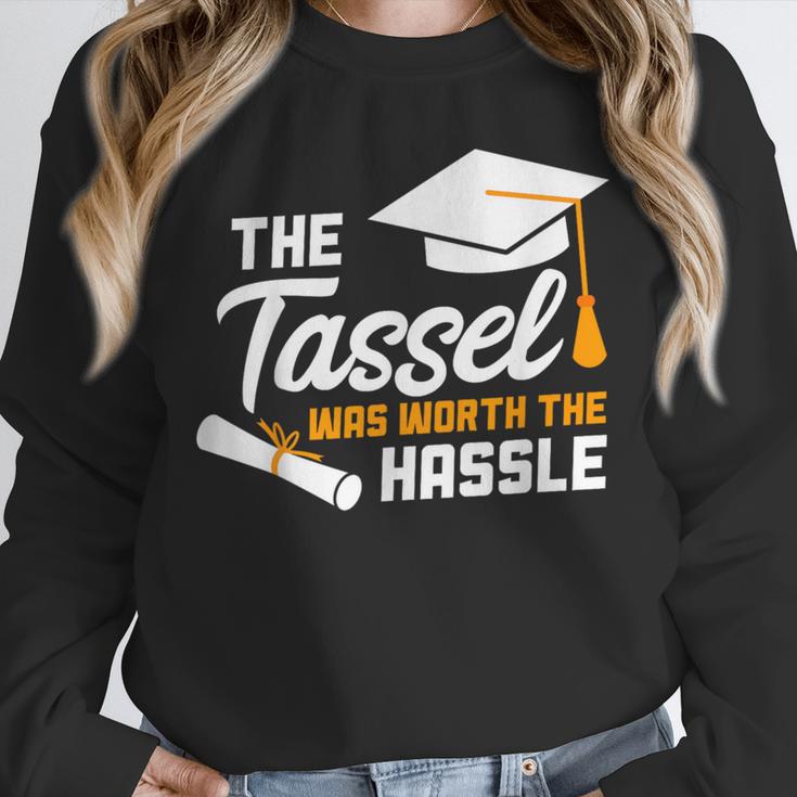 GraduationShirt Tassel Was Worth The Hassle Tee Unisex Sweatshirt