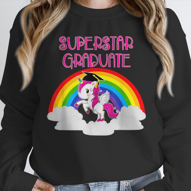 Graduation Unicorn Superstar Magical Colorful Rainbow Tshirt Unisex Sweatshirt