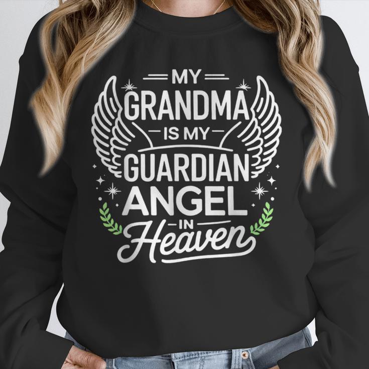 My Grandma Is My Guardian Angel In Heaven Memory Memorial Unisex Sweatshirt My Grandma Is My Guardian Angel In Heaven Memory Memorial Unisex Sweatshirt