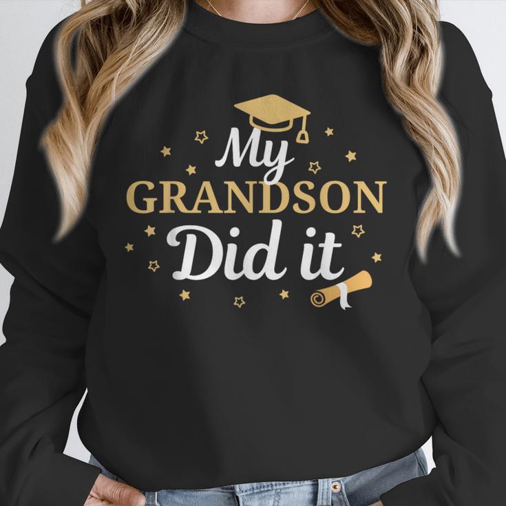 My Grandson Did It Proud Class Senior Graduate Graduation Unisex Sweatshirt