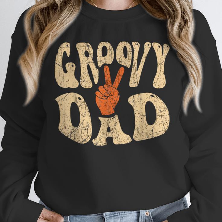 Groovy Dad 70s Aesthetic Nostalgia 1970's Retro Dad Unisex Sweatshirt Groovy Dad 70s Aesthetic Nostalgia 1970's Retro Dad Unisex Sweatshirt