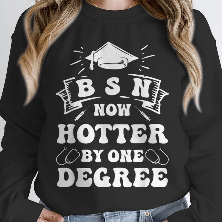 Groovy Nurse BSN Now Hotter By One Degree Graduation BSN RN Unisex Sweatshirt