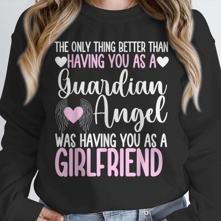 Guardian Angel Memorial In Memory Of Girlfriend Unisex Sweatshirt Guardian Angel Memorial In Memory Of Girlfriend Unisex Sweatshirt