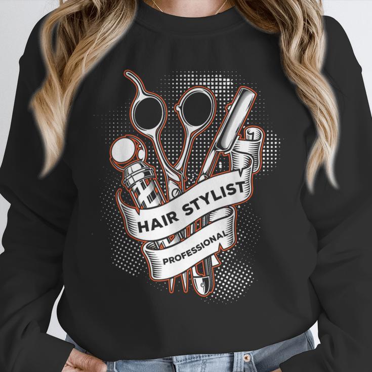 Hairdresser Gift Idea Graduation Tattoo Craft Hairstylist Unisex Sweatshirt