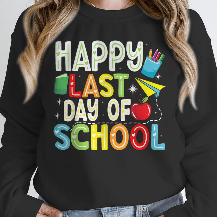Happy Last Day Of School Teacher Kids Boys Girls Graduation Unisex Sweatshirt