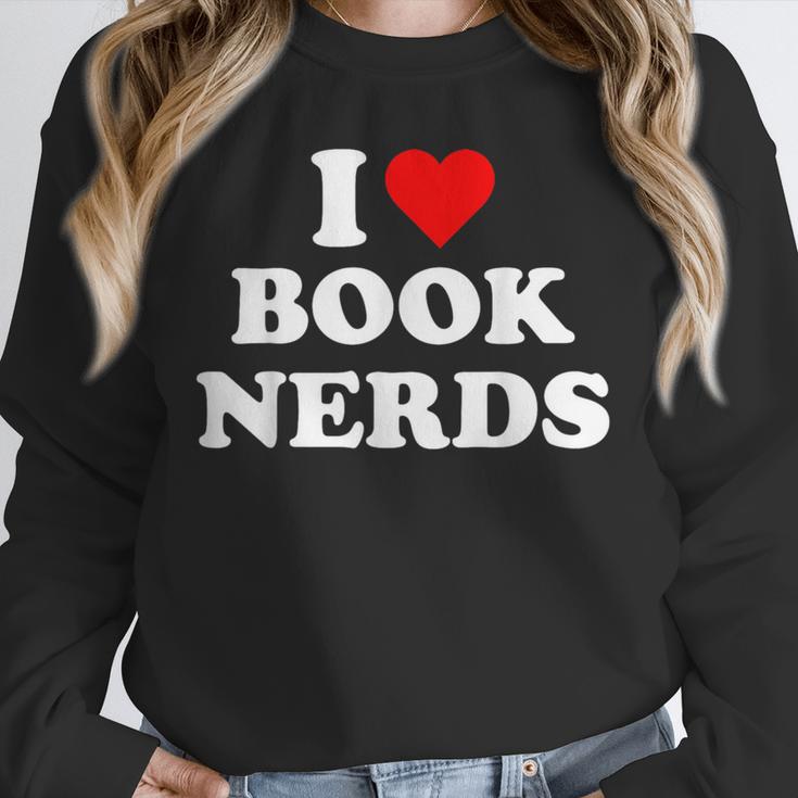 I Heart Book Nerds Book Readers Cute Unisex Sweatshirt I Heart Book Nerds Book Readers Cute Unisex Sweatshirt