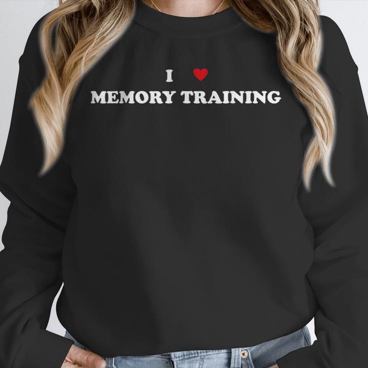 I Heart Memory Athlete I Love Memory Training Unisex Sweatshirt I Heart Memory Athlete I Love Memory Training Unisex Sweatshirt
