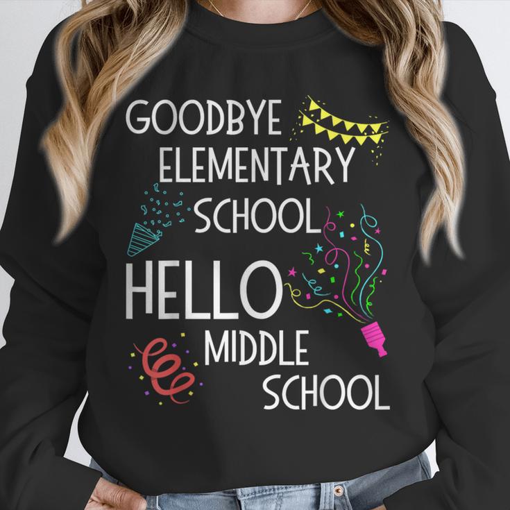 Hello Middle School Graduation Elementary School T-Shirt Unisex Sweatshirt