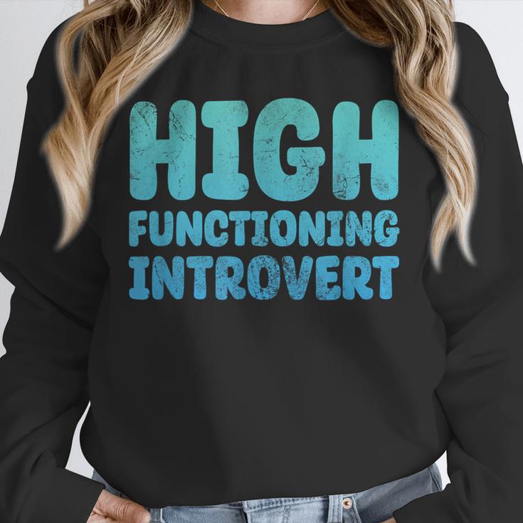 High Functioning Introvert Sarcasm Sarcastic Grunge Unisex Sweatshirt High Functioning Introvert Sarcasm Sarcastic Grunge Unisex Sweatshirt