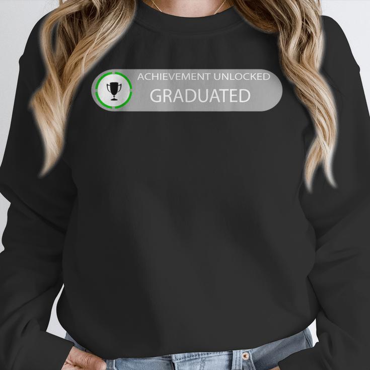 High School Or College Graduation Achievement Unlocked Unisex Sweatshirt