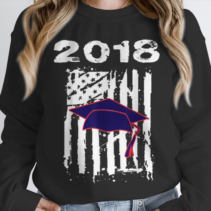 High School GraduationShirt Flag College Graduation Unisex Sweatshirt