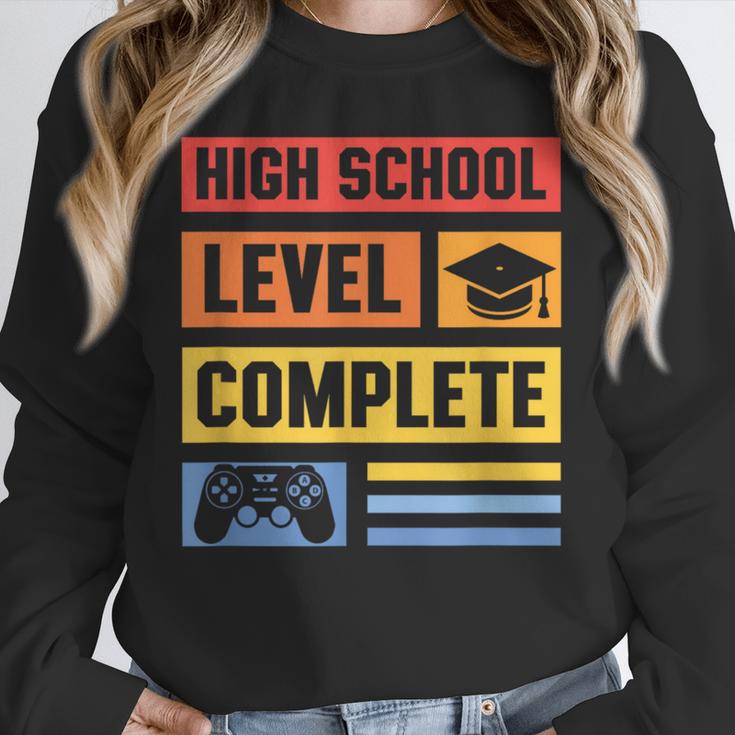 High School Level Complete Class Of 2024 Senior Graduation Unisex Sweatshirt