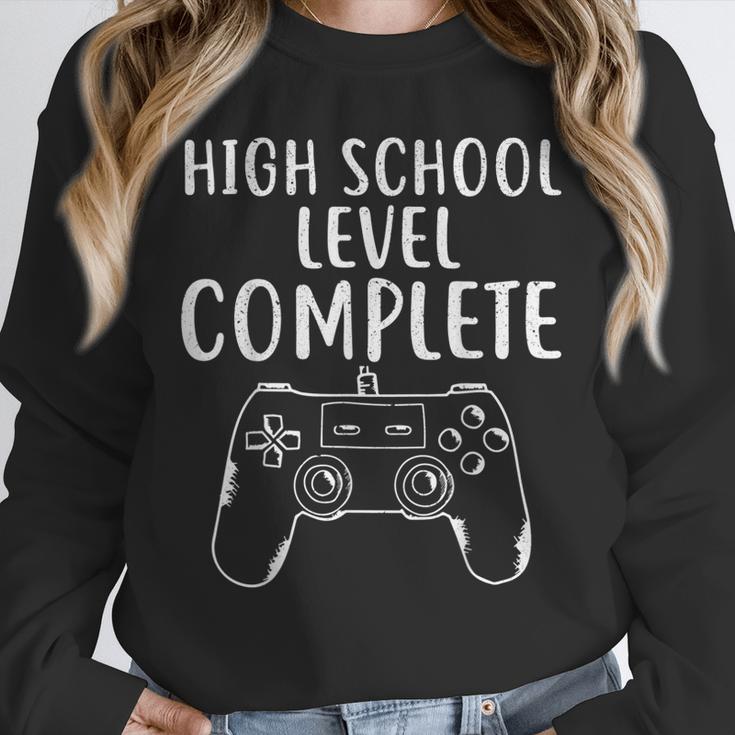 High School Level Complete Graduation Tee T-Shirt Unisex Sweatshirt