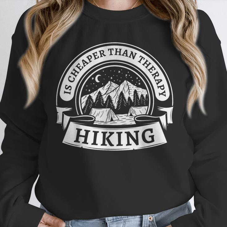 Hiking It's Cheaper Than A Therapy Introvert Shirt Unisex Sweatshirt Hiking It's Cheaper Than A Therapy Introvert Shirt Unisex Sweatshirt