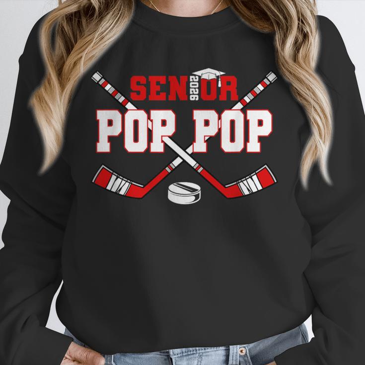Hockey Senior Pop Pop Graduation Class Of 2026 Kids Unisex Sweatshirt