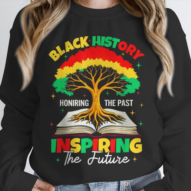 Honoring Past Inspiring Future History Month Book Tree Unisex Sweatshirt