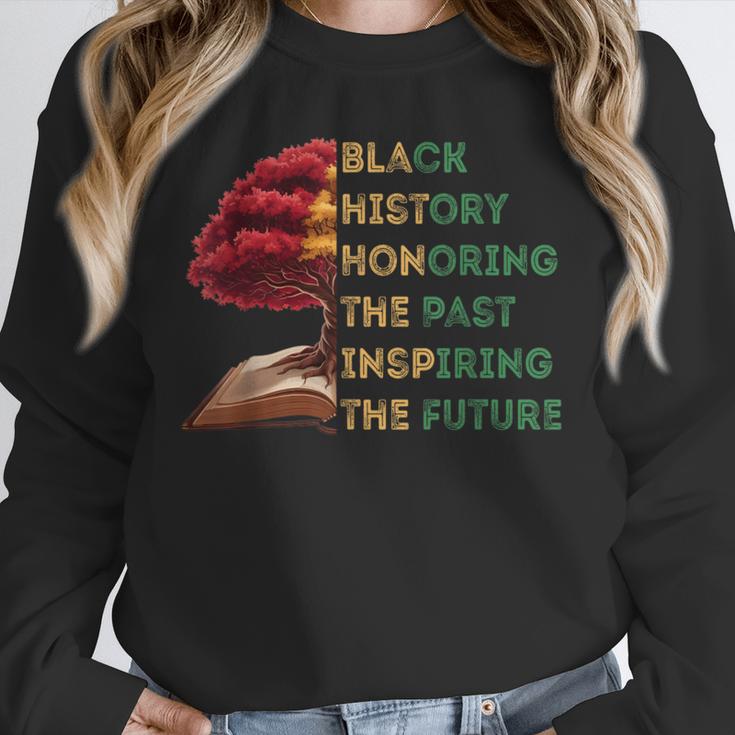 Honoring Past Inspiring Future History Month Tree Book Unisex Sweatshirt
