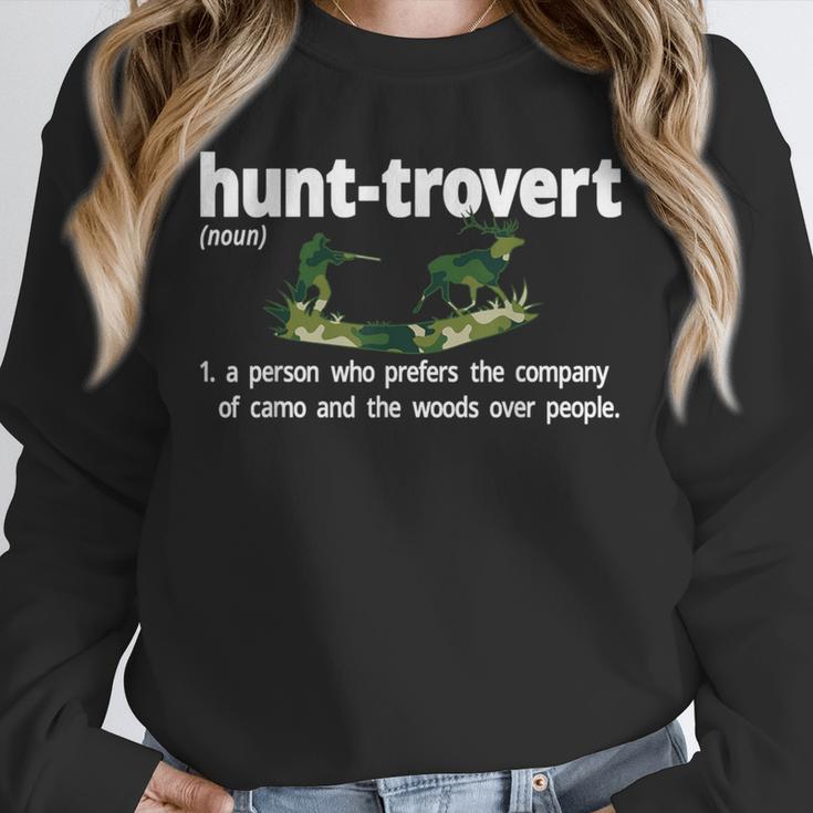 Hunt-Trovert Hunting Hunter Humor Definition Introvert Unisex Sweatshirt Hunt-Trovert Hunting Hunter Humor Definition Introvert Unisex Sweatshirt
