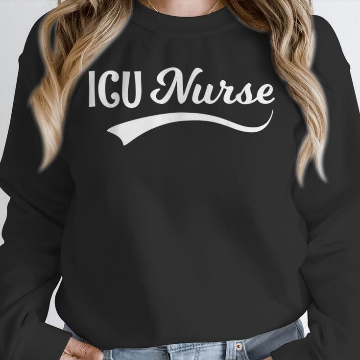ICU Nurse Graduation Nurse RN Birthday Unisex Sweatshirt