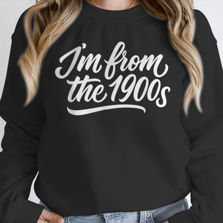 I'm From The 1900s Handwritten Calligraphy Unisex Sweatshirt