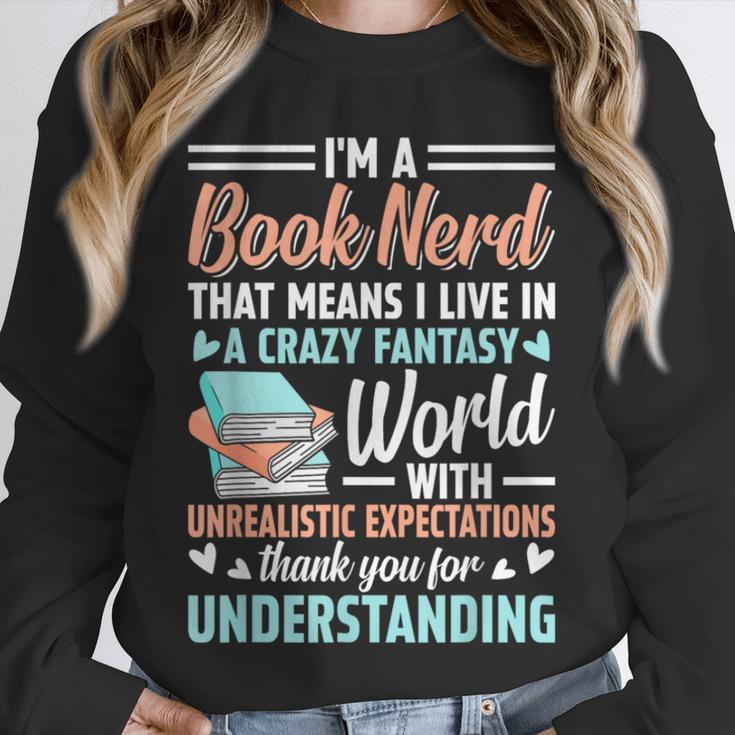 I'm a Book Nerd Bookworm Unisex Sweatshirt
