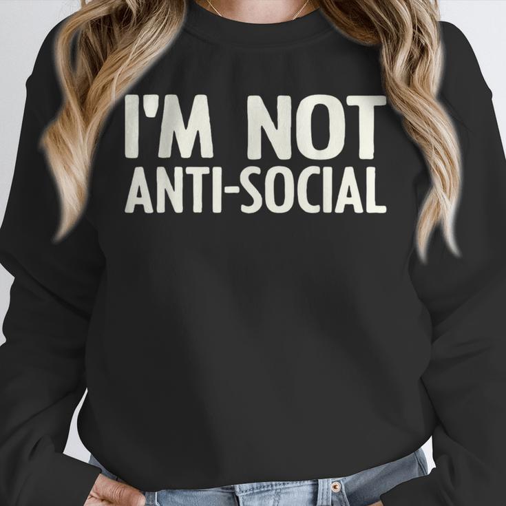 I'm Not Anti-Social I Introvert Unisex Sweatshirt