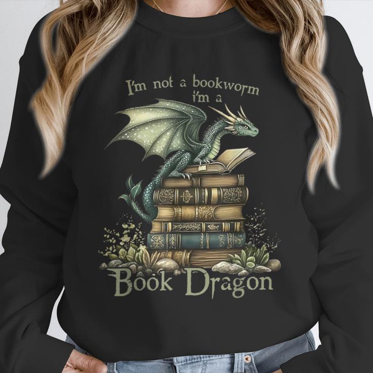 I'm Not A Bookworm I'm A Book Dragon Unisex Sweatshirt