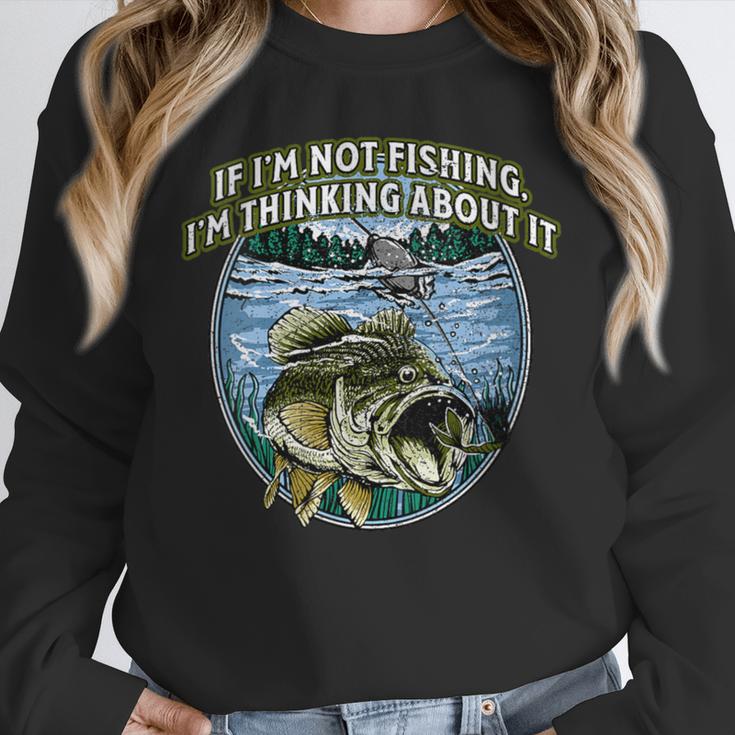 If I’m Not Fishing I’m Thinking About It Introvert Lifestyle Unisex Sweatshirt