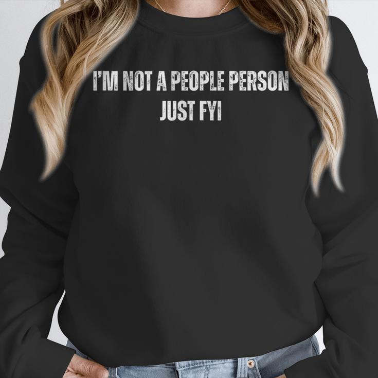 I'm Not a People Person Anti-Social Introvert Unisex Sweatshirt I'm Not a People Person Anti-Social Introvert Unisex Sweatshirt