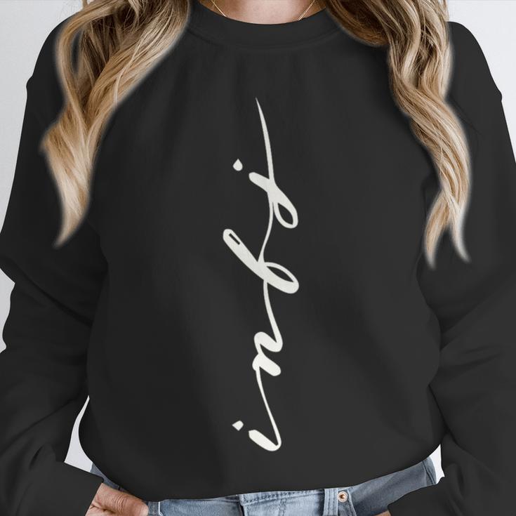 INFJ Introvert Personality Psychology Vertical Writing Unisex Sweatshirt INFJ Introvert Personality Psychology Vertical Writing Unisex Sweatshirt