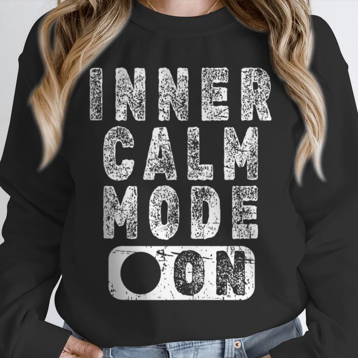 Inner Calm Mode On Introvert Saying Unisex Sweatshirt Inner Calm Mode On Introvert Saying Unisex Sweatshirt